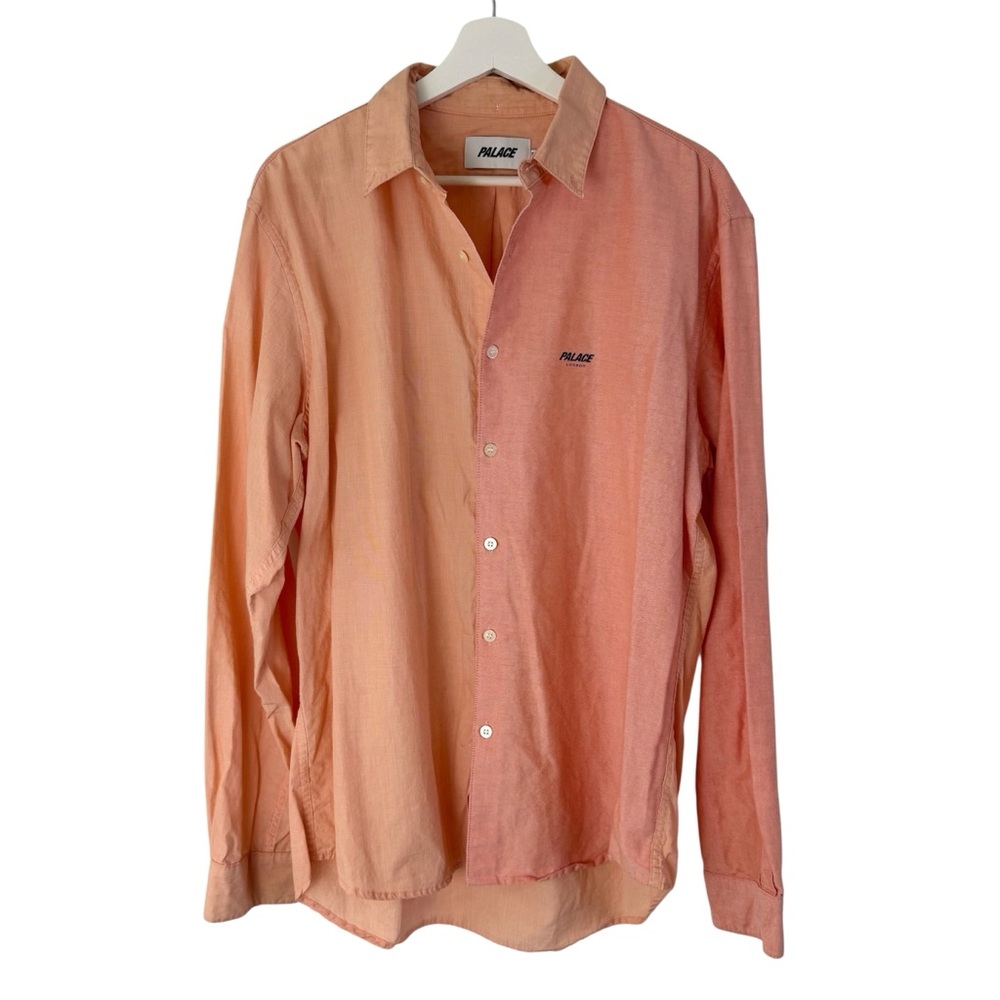 Palace Orange Blender Shirt Button Down Size XL Skateboard Skate